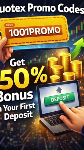 🚀 Quotex Promo Code 2026 "1001PROMO" – Get Free-Risk 50% OFF Quotex Bonus on Your First Deposit