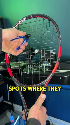 The reason behind cutting Racket Strings