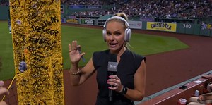 Nowhere to hide for intrepid Heidi Watney!