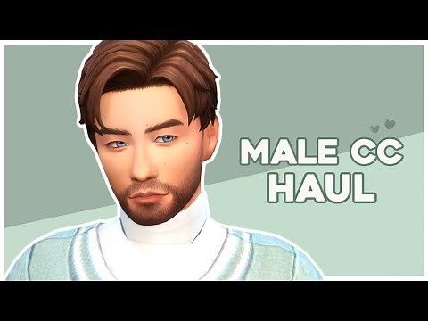 🍃MALE CC HAUL | The Sims 4 Maxis Match Custom Content Showcase + CC Links