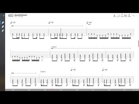311 - Beautiful Disaster (LEAD GUITAR TAB PLAY ALONG)