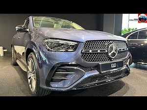New Mercedes GLE 350de Coupe HYBRID 2025 - visual REVIEW (349 HP diesel-electric)