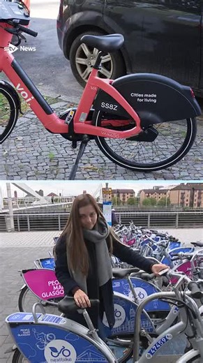 Glasgow’s cycle hire scheme shifts gears as e-bikes to take over https://i.stv.tv/3KRinaB | STV News
