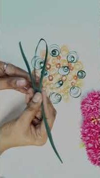 Beautiful Paper Quilling Flowers 🌸 | Easy DIY Wall Art