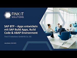 Webinar | SAP BTP – Apps entwickeln mit SAP Build, SAP Build Code & ABAP Environment