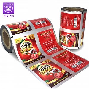 [Hot Item] Tomato Sauce Sachet Food Packaging Doypack Plastic Composite Rolls Film