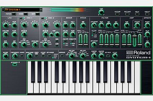 Roland - SYSTEM-1 Software Synthesizer | Software Synthesizer軟體音源合成器