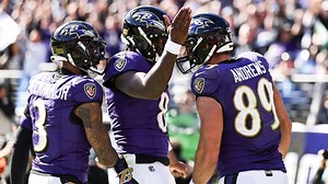 Mark Andrews' second TD catch of day extends Ravens' lead to 34-0 vs. Lions