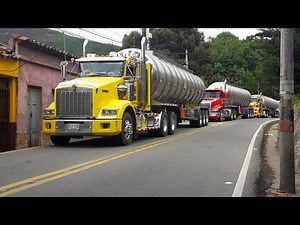 Tractomulas colombianas con tanque 🤯🤑🤯