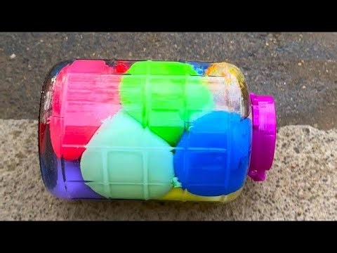 Breaking Glass Bottles🔥- Crushing Crunchy & Soft Things🍾⚠️💥