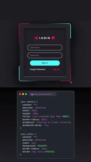 🎨✨ Animated Login Page — Modern, Interactive & Stylish ✨🎨
