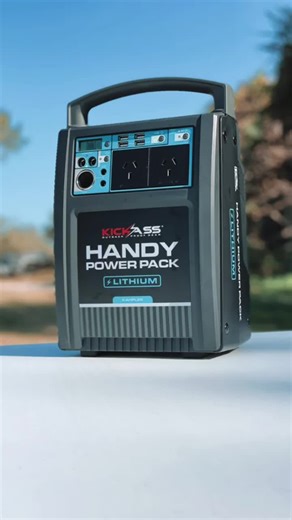 Our KickAss Handy Pack is here to power @explorejimny through another weekend. 🔋 This lightweight, portable Handy Pack provides 240V AC or 12V DC power to many different devices, creating a great product for those camping trips or just simply powering your devices at home. Shop now at www.kickassproducts.com.au | KickAss Products