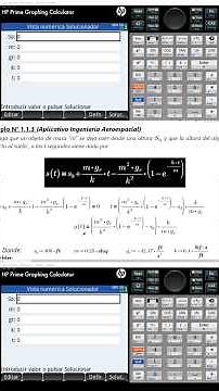 Learning to use the HP Prime calculator in 1 minute, PTC Mathcad Prime, solving equations