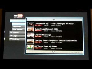 YouTube on TV via PS3