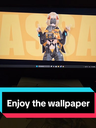 I found this wallpaper and wanna try it, it's so tuff. TwT #zzz #wallpaperengine #triggerzzz #zenlesszonezero #draw