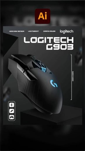 Mouse poster design in Photoshop.🔥#adobephotoshop #shorts #graphicdesign