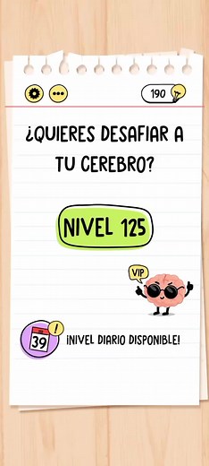 Cómo pasar el nivel 125 en Brain Test