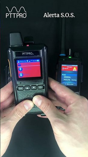 Señal se alerta SOS en radios PoC