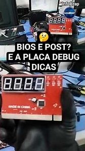 BIOS E POST e a Placa Pc Analyser #infobrap #bios #uefi #setup