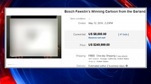 Artist who won Garland Muhammad contest puts drawing up for auction