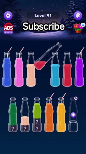 Water sort puzzle 🧩 Level 91 part 2