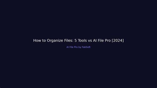 Comparisons To Alternative File Organization And Automation Tools