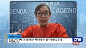 What is Genetic Profiling? #Agenda | National Institute of Molecular Biology and Biotechnology director Prof. Pia Bagamasbad said that if an individual can assess whether one is at risk for a certain type of cancer, he or she can take the proper measures to try to prevent it. | ONE News | Facebook
