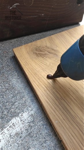 The Restorer on Instagram: "The perfect woodworking repair method you didn't know about! Thermal putty for quickly filling knots, cracks and defects in wood. This technology will save you time, money and improve the quality of your wood products. 👉YouTube channels - The Restorer, The Restorer Tips #therestorer #restoration #restore #repair #diy #lifehacks #tips #surfacerepair #furniture #asmr #handyman #awesome #woodworking #woodrepair"