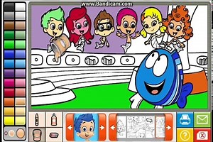 Bubble Guppies - Full Coloring Book Video for Kids