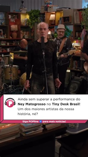 Como superar a apresentação do Ney Matogrosso no Tiny Desk Brasil?! O divo entregou tudo em um show com seus maiores hits e já estamos ouvindo tudo no repeat sem parar! | POPline
