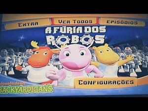 menu original dos Backyardigans a fúria dos robôs ( quarta temporada )