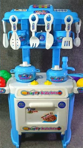 Satisfying Unboxing Cute Blue Kitchen Cooking Range Playset | Disney Toys Collection Review | ASMR