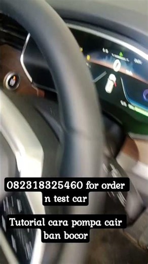 Jika ban bocor kena paku jangan khawatir,.kita self service aja dulu tinggal pasang pompa, aman🙏👍