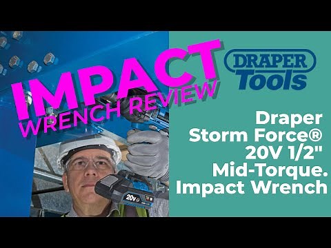 Draper Storm Force® 20V 1/2" Mid-Torque. Impact Wrench Review