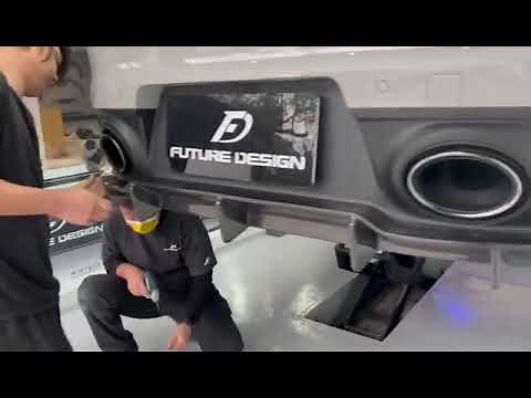 Porshce 992 Carrera rear Diffuser installation