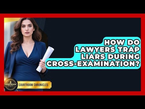 How Do Lawyers Trap Liars During Cross-examination? - Courtroom Chronicles