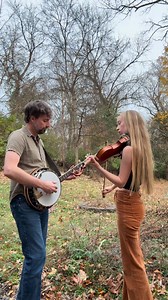 NEIGHBOR TIME with Wes Corbett! We’re playing his tune “Riptide” from his new album Drift. I had the pleasure of playing fiddle on the album! #banjo #fiddle | Bronwyn Keith-Hynes