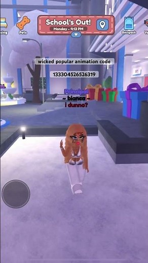 bayside highschool animation codes #bayside #roblox #robloxcodes #robloxcontent #robloxshorts