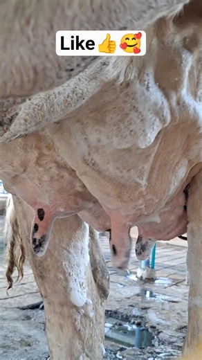 Wait Until You See How Much Milk This Brown Cow Produces! #farming #cow #farmlife #cattleworld