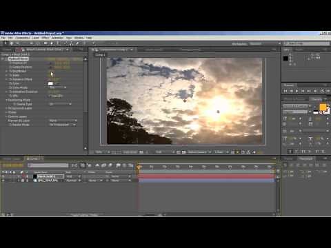 Realistic Sun/Realistic Lens Flare | After Effects Tutorial