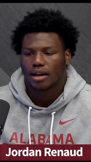 "There's still more work to be done, but I see myself becoming a big part of the team." - Jordan Renaud on his role for Alabama Football. Full Interview on Tuesday's Crimson Drive driven by NASCAR at 2 pm! #RollTide #AlabamaFootball #collegefootball #football 🐘🏈 | Crimson Tide Sports Network