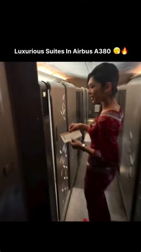 Knowledge Matrix | Science Facts on Instagram: "Suites on the Airbus A380 refer to the ultra-luxurious, private cabins offered primarily by Singapore Airlines (SIA), creating a “room-like” experience with separate beds and seats, large TVs, personal closets, and exclusive service, often allowing for adjoining suites to become a double bed for couples. These highly spacious suites, limited to six per aircraft, are located on the upper deck for a quiet atmosphere, making it a top-tier first-class