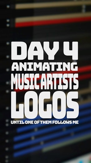 Day 4 of animating artist logos. Today we did ‪@BadBunnyPR‬ Who should I do next? #logoanimation
