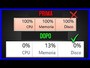 🔧COME RIDURRE L'USO DELLA CPU, RAM E DISCO AL 100% (WINDOWS 7,8,10 & 11)🚀