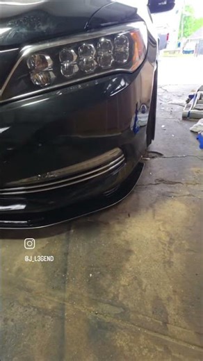 custom front and side splitter installed