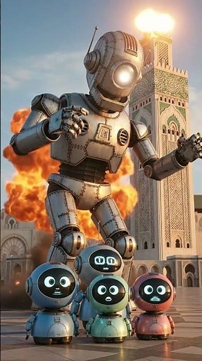 Robot Falling Angry Destroying Everything 4