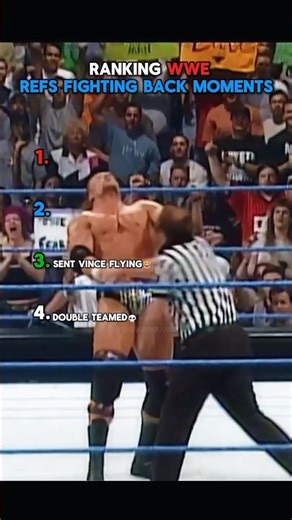 Ranking WWE Refs Fighting Back Moments 😭