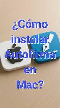 ¿Cómo instalar Autofirma en Mac? #apple