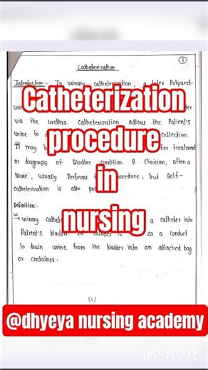 Catheterization / “Catheterization Procedure Explained Simply | Must Watch for Nurses” #nursing