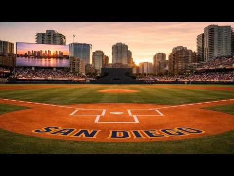 San Diego Padres Inspired Baseball Ambience | Stadium Crowd Noise (10 Hours, No Commentary)